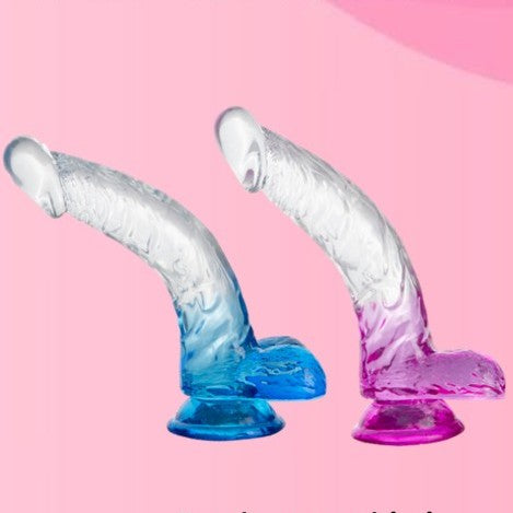 Dildo Translucido Testiculos